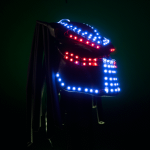 Casco Depredador Led para tu Robot